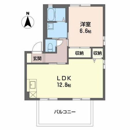 益生駅 徒歩9分 1階の物件間取画像